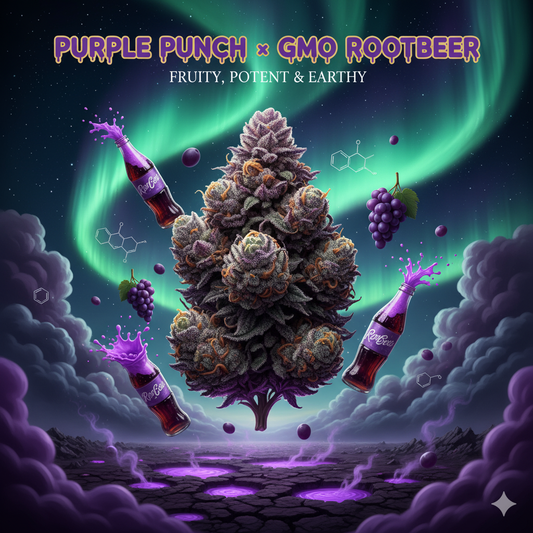 Purple Punch x GMO Rootbeer