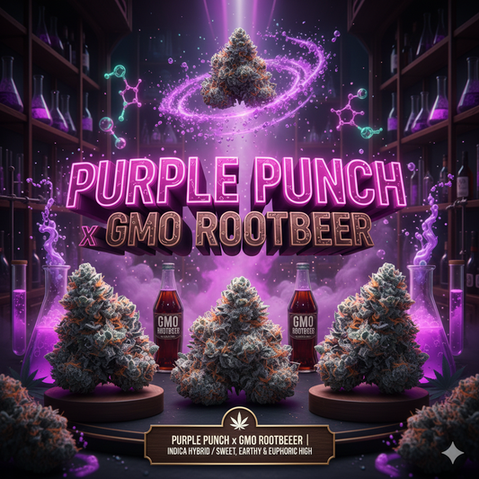 Purple Punch x GMO Rootbeer