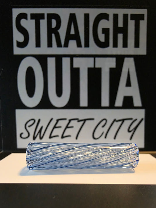 Glastip 8mm x 30mm 7 Loch Blau